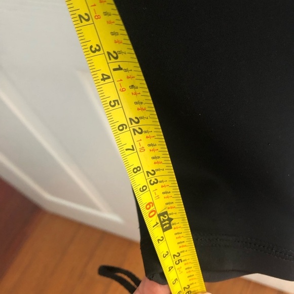 Adidas Climalite Size  M Black 12” Rise Leggings yoga pants - Picture 12 of 15